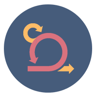 Scrum Project Management glyph
